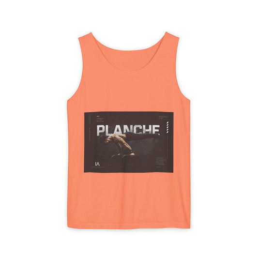 Planches Surfer Graphic Tank Top — Vintage Surf Photo "Planche" Printify
