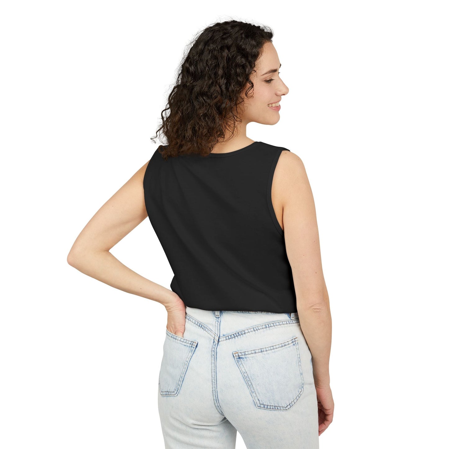 Planches Surfer Graphic Tank Top — Vintage Surf Photo "Planche" Printify