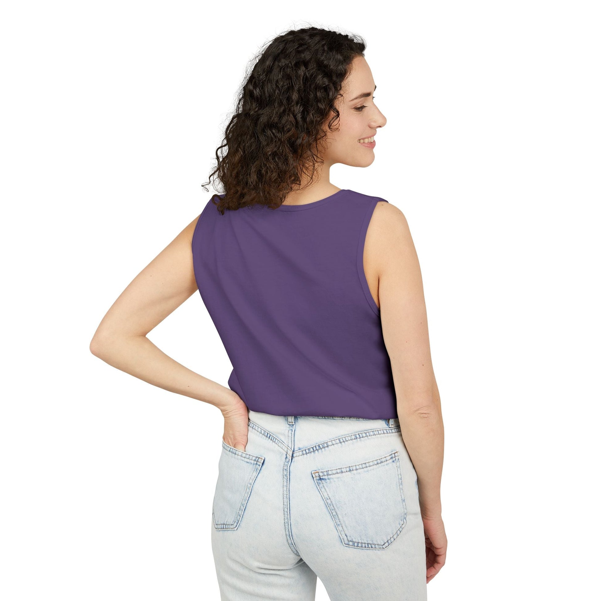Vintage Pin-Up Tank Top — Retro Art Graphic Unisex Vest Printify