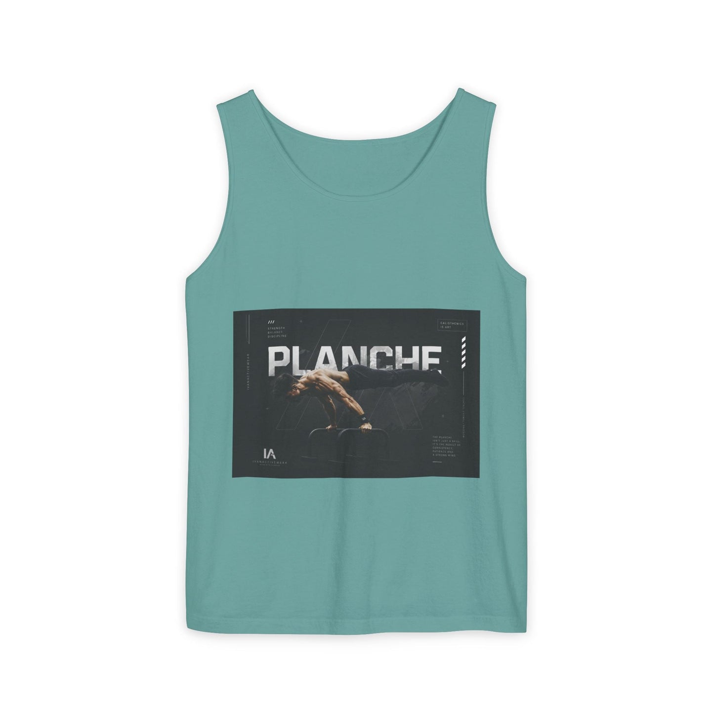 Planches Surfer Graphic Tank Top — Vintage Surf Photo "Planche" Printify