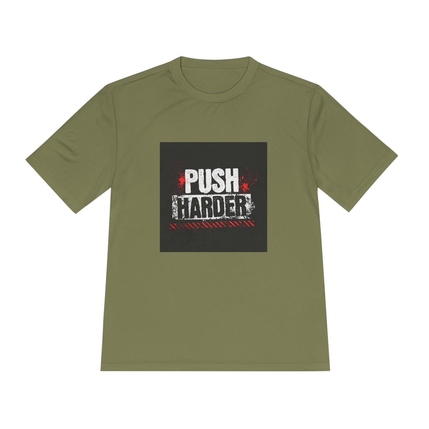 Push Harder Performance Tee — Motivational Gym Workout Shirt Printify