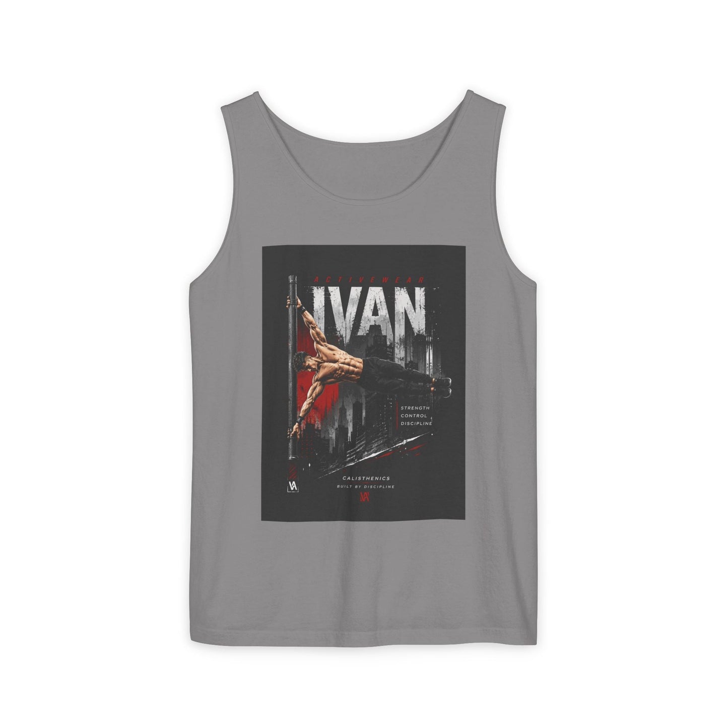 Ivan Rock Climber Tank Top — Vintage Climbing Poster Graphic Printify