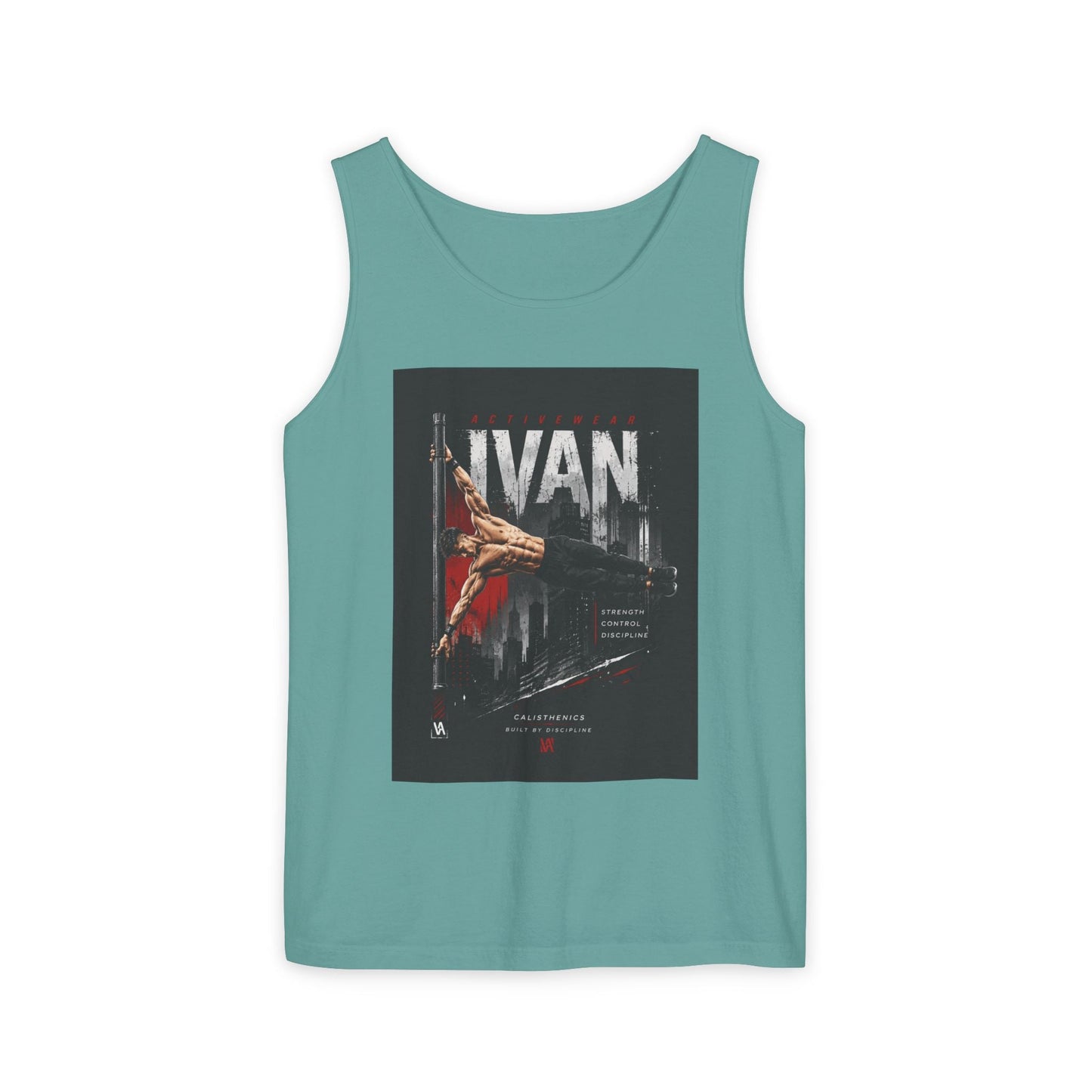Ivan Rock Climber Tank Top — Vintage Climbing Poster Graphic Printify