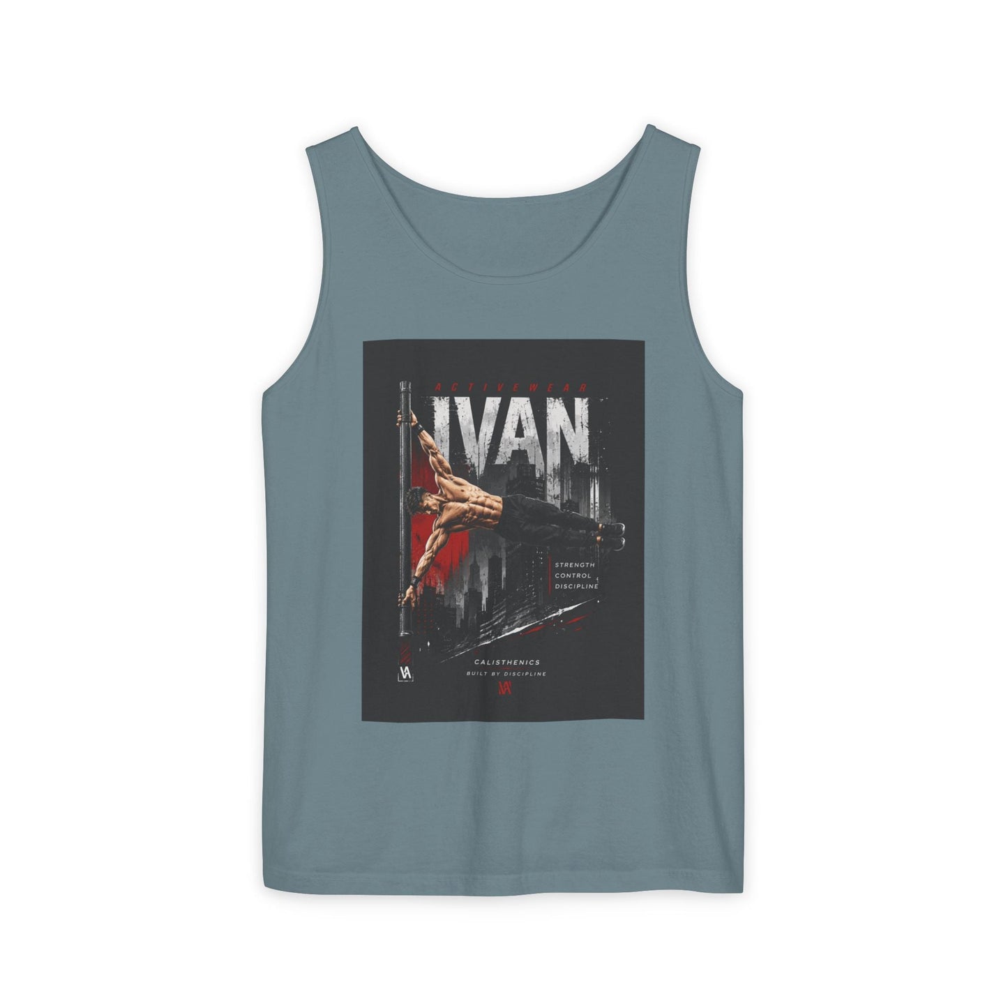 Ivan Rock Climber Tank Top — Vintage Climbing Poster Graphic Printify