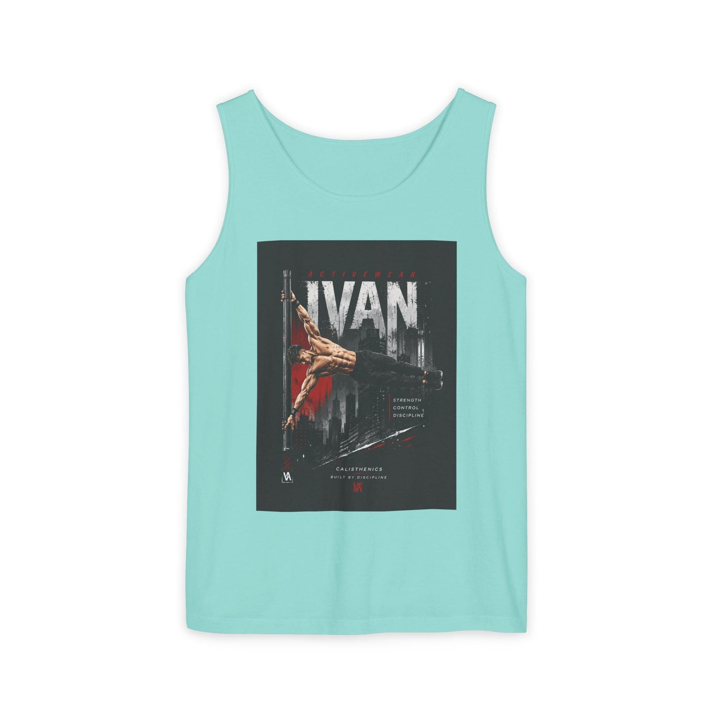 Ivan Rock Climber Tank Top — Vintage Climbing Poster Graphic Printify