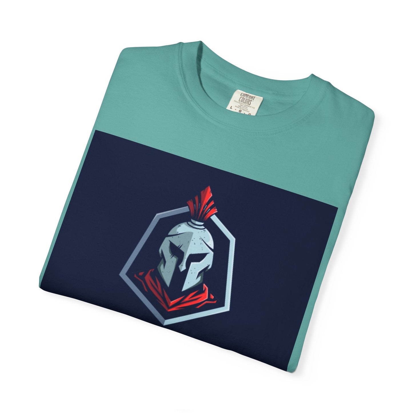 Discipline Over Comfort T-Shirt — Spartan Helmet Motivational Tee Printify
