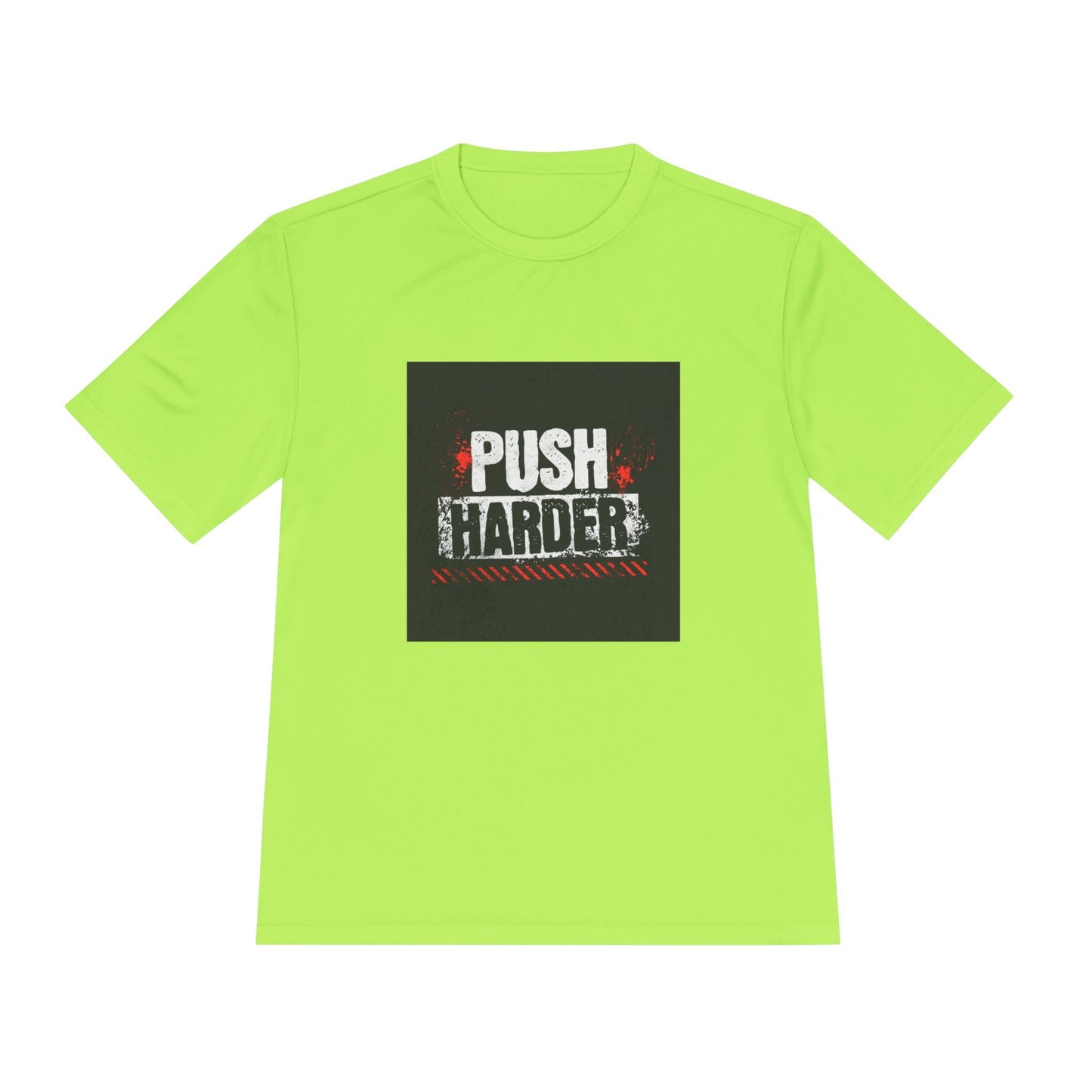 Push Harder Performance Tee — Motivational Gym Workout Shirt Printify