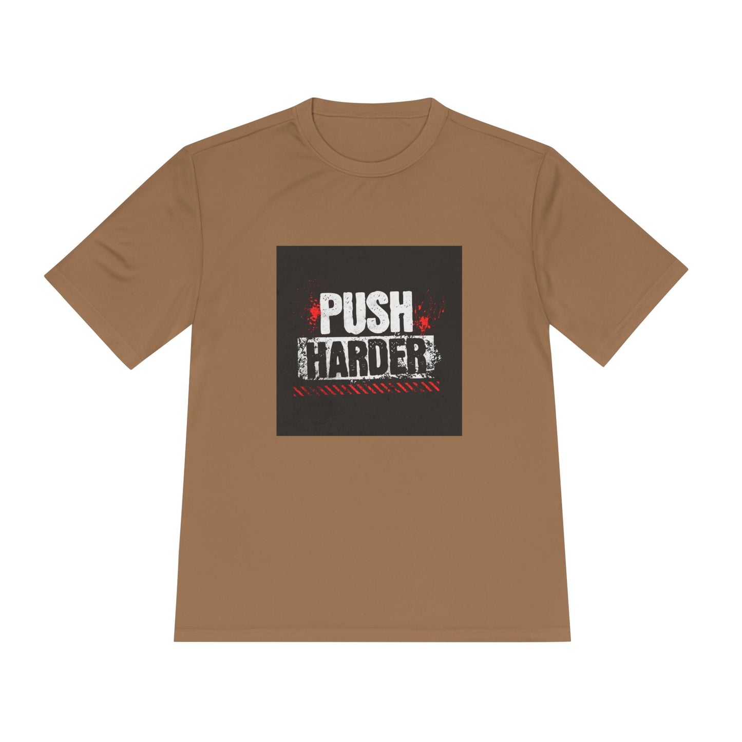 Push Harder Performance Tee — Motivational Gym Workout Shirt Printify