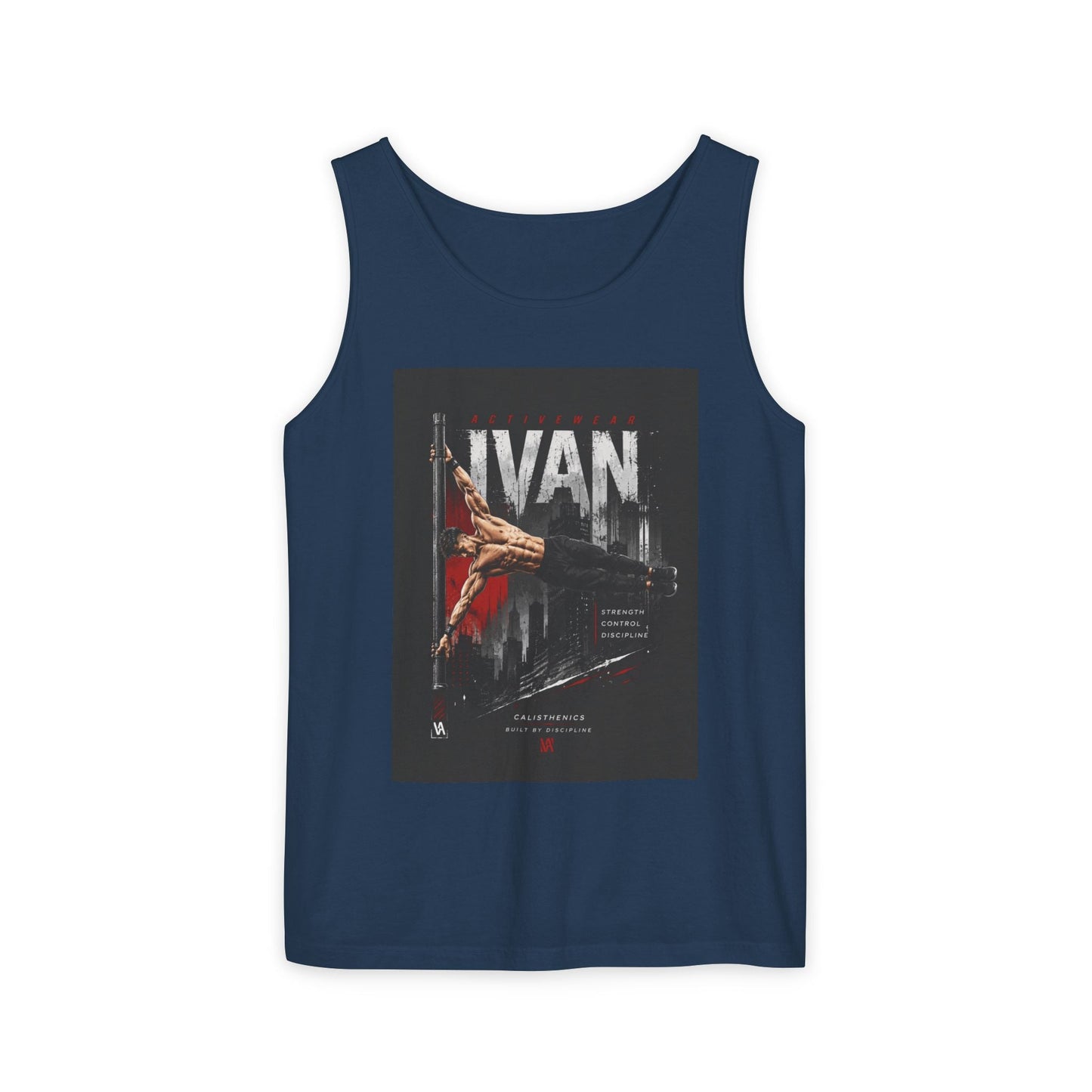Ivan Rock Climber Tank Top — Vintage Climbing Poster Graphic Printify