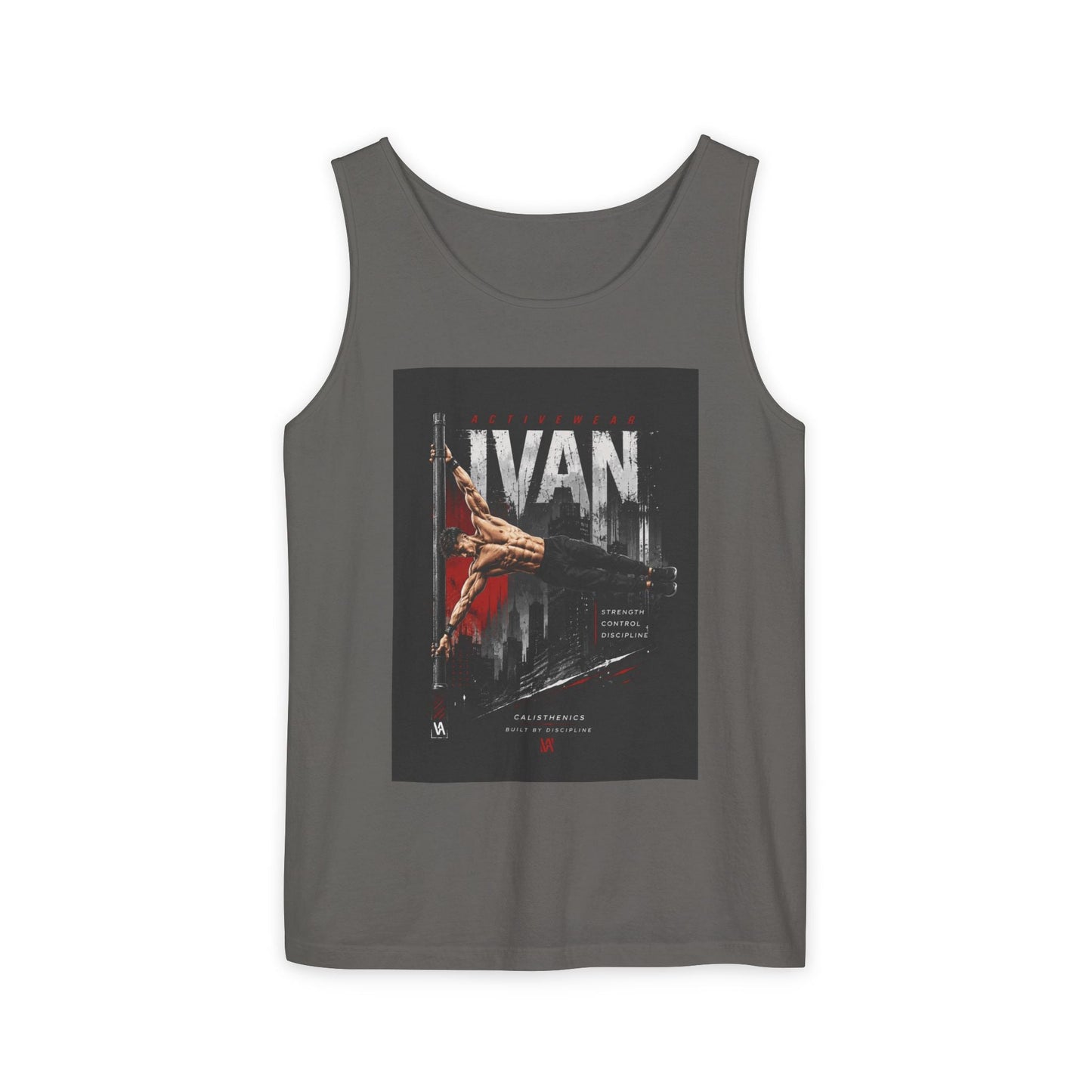 Ivan Rock Climber Tank Top — Vintage Climbing Poster Graphic Printify