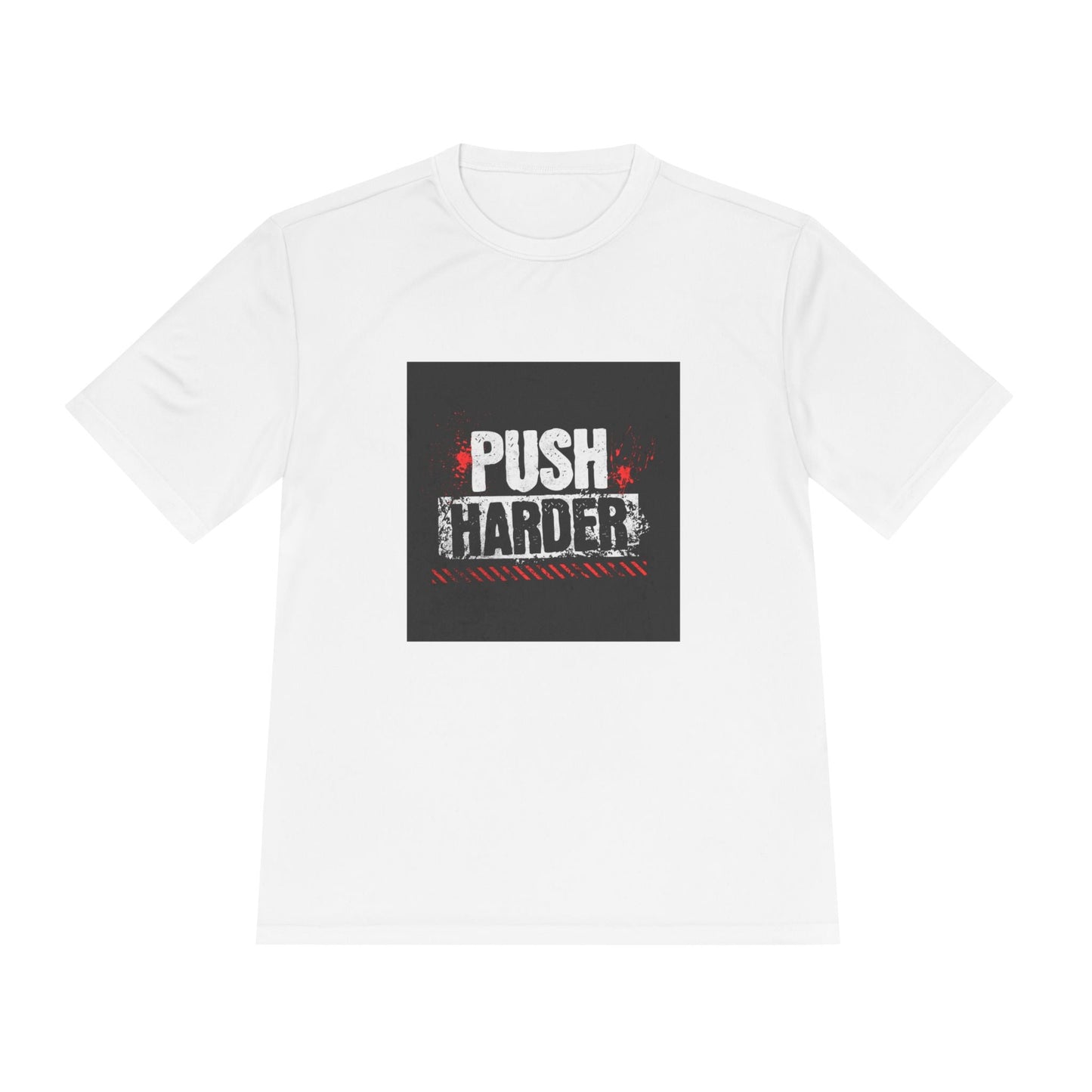 Push Harder Performance Tee — Motivational Gym Workout Shirt Printify