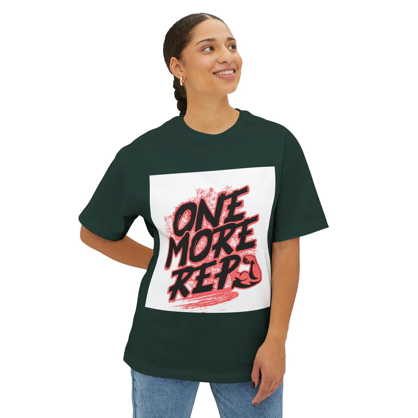 One More Rep Tee — Fitness Motivation Workout T‑Shirt Printify