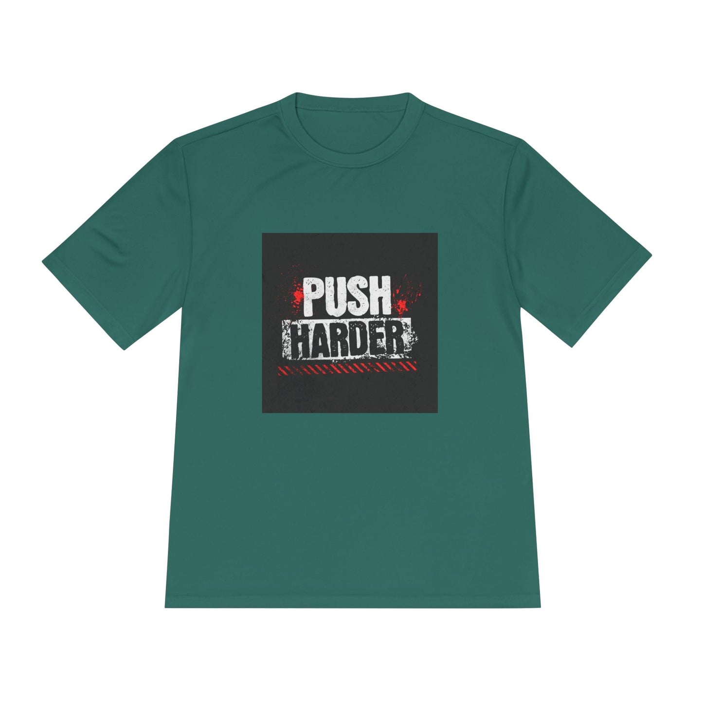 Push Harder Performance Tee — Motivational Gym Workout Shirt Printify