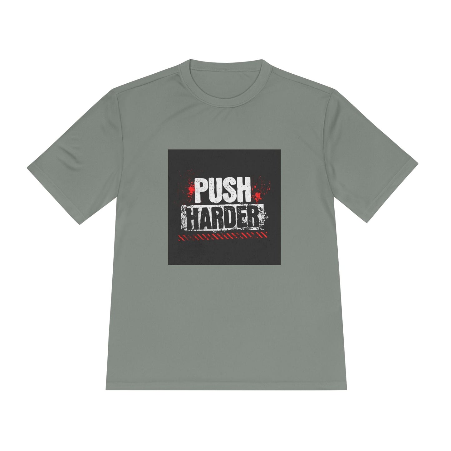 Push Harder Performance Tee — Motivational Gym Workout Shirt Printify