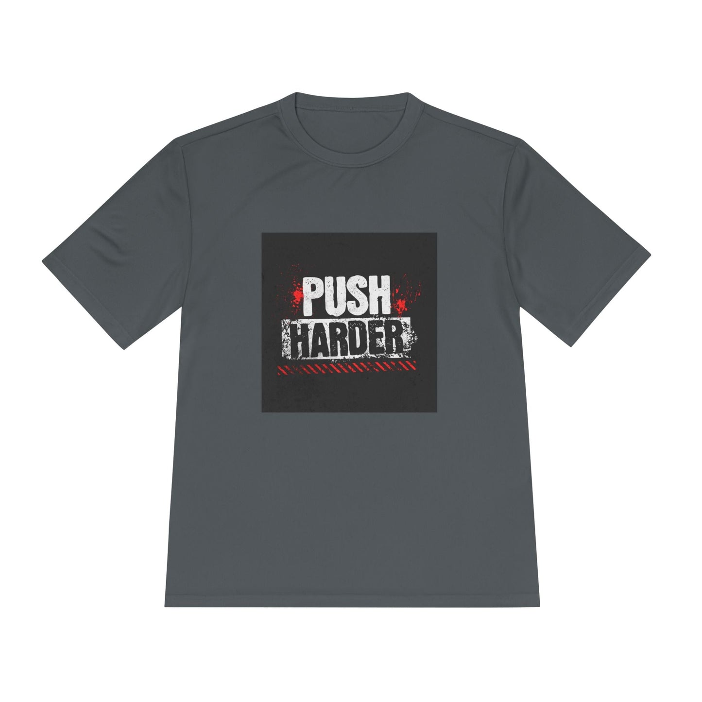 Push Harder Performance Tee — Motivational Gym Workout Shirt Printify
