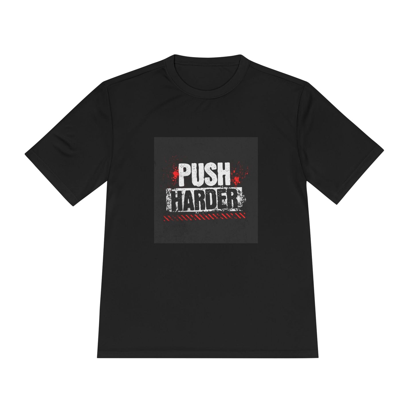 Push Harder Performance Tee — Motivational Gym Workout Shirt Printify