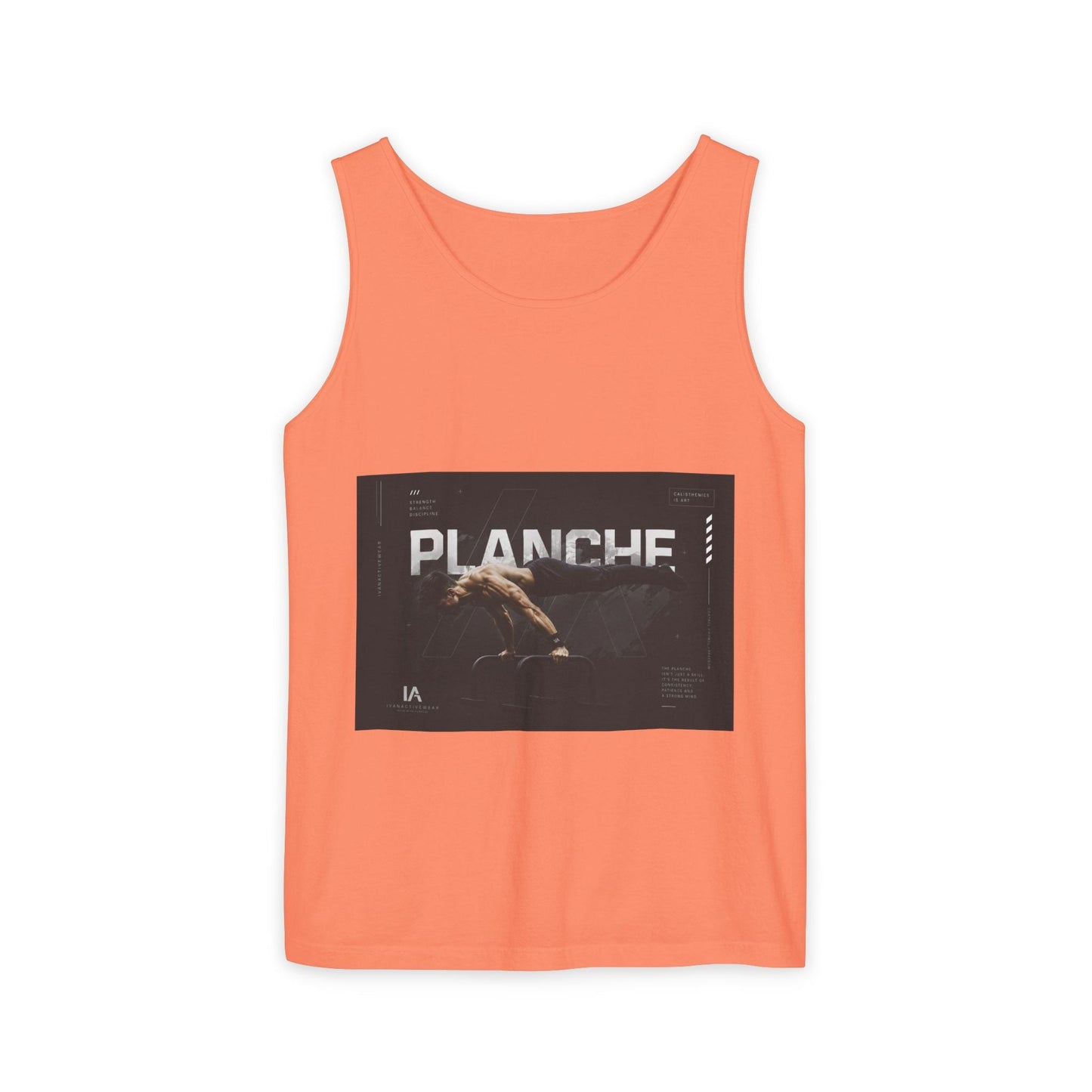 Planches Surfer Graphic Tank Top — Vintage Surf Photo "Planche" Printify