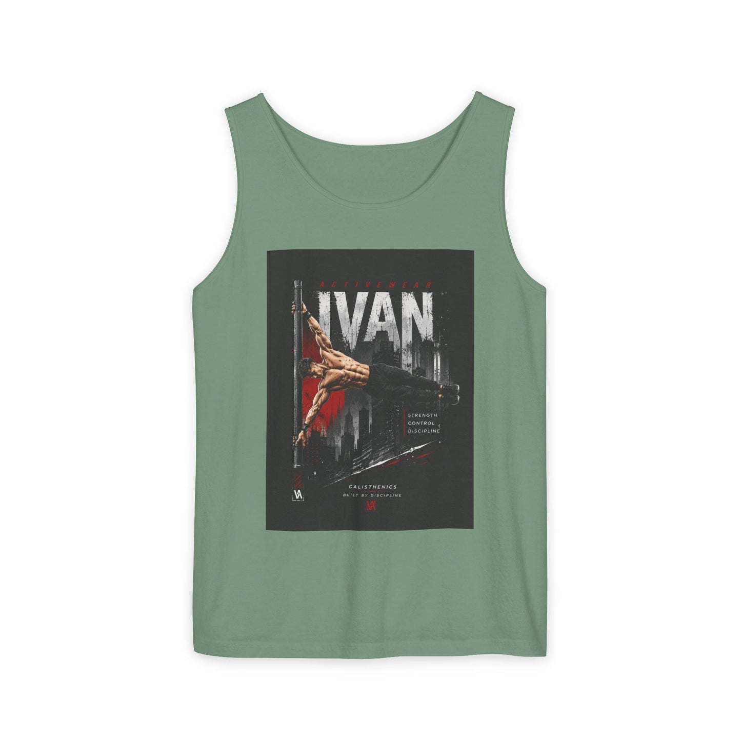 Ivan Rock Climber Tank Top — Vintage Climbing Poster Graphic Printify