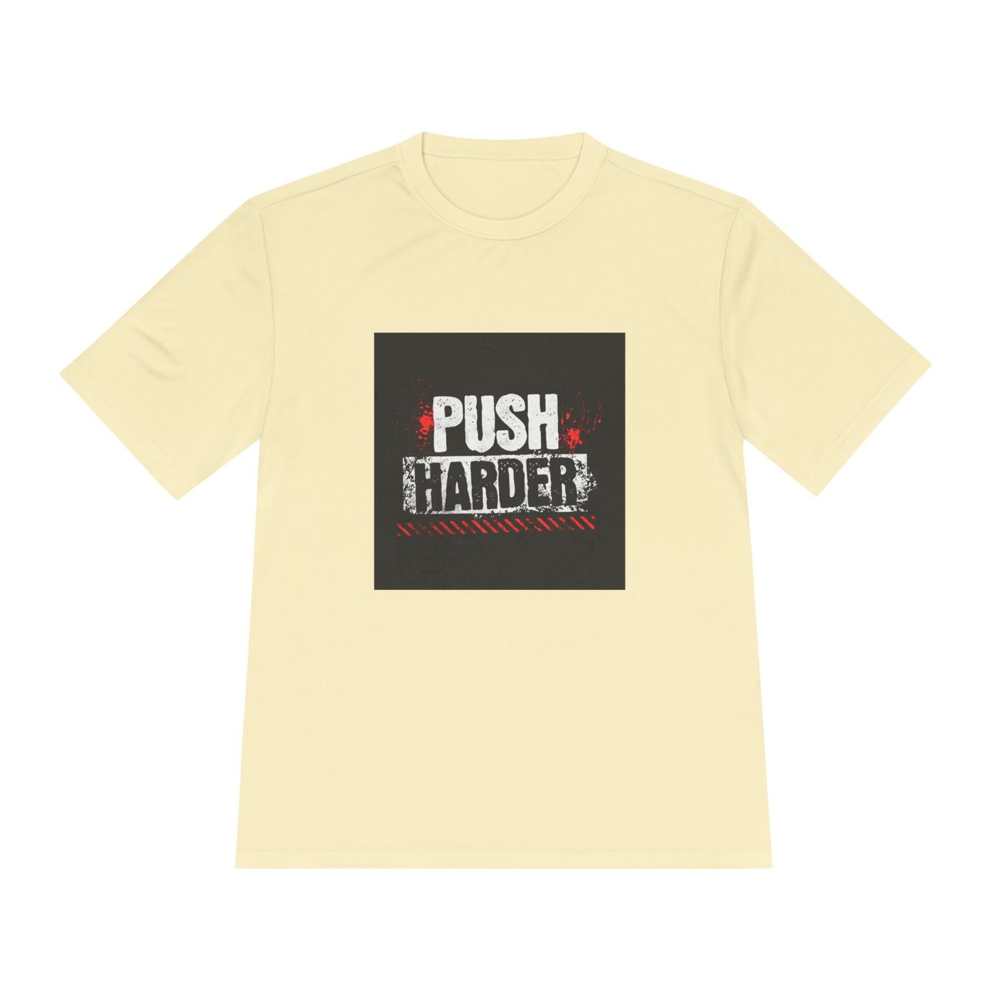 Push Harder Performance Tee — Motivational Gym Workout Shirt Printify